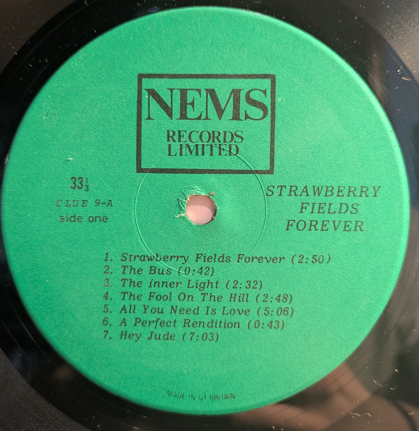 Strawberry Fields Forever (VINYL) | Near Mint (NM) Excellent+ (EX+) Get Cheap Vinyl