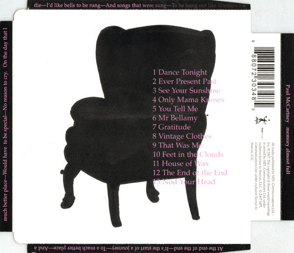 Memory Almost Full *CD* | Near Mint (NM) Near Mint (NM) Get Cheap Vinyl