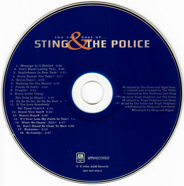 The Very Best Of Sting & The Police (CD) | Near Mint (NM) Near Mint (NM) Get Cheap Vinyl