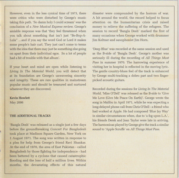 Living In The Material World (CD) | Near Mint (NM) Near Mint (NM) Get Cheap Vinyl