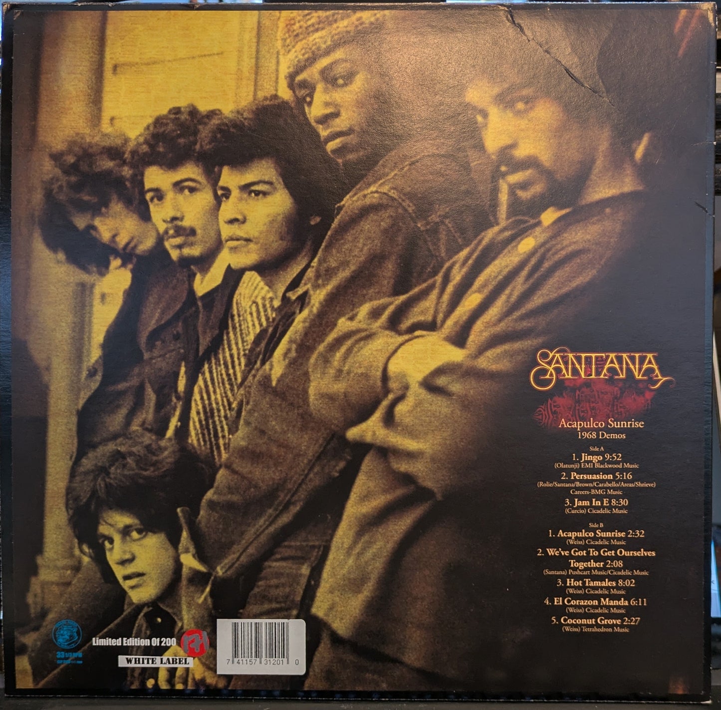Acapulco Sunrise: 1968 Demos (VINYL) | Near Mint (NM) Excellent (EX) Get Cheap Vinyl
