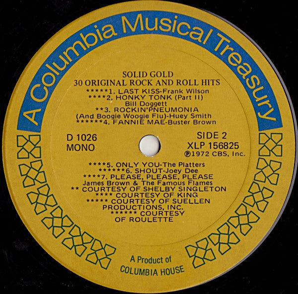 Solid Gold / 30 Original Rock And Roll Hits | Near Mint (NM) Very Good Plus (VG+) Get Cheap Vinyl