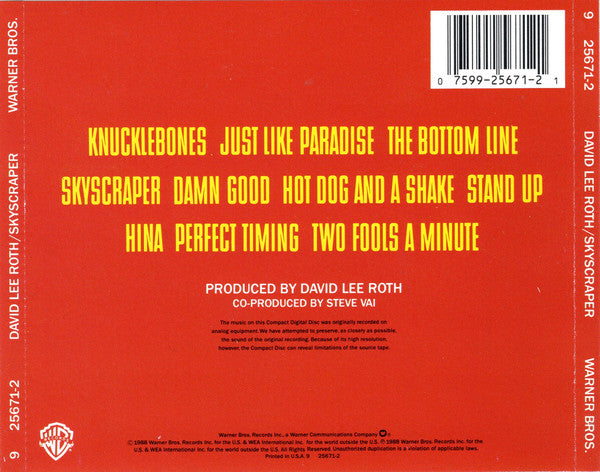 Skyscraper (CD) | Near Mint (NM) Near Mint (NM) Get Cheap Vinyl