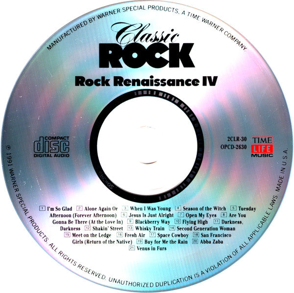 Classic Rock - Rock Renaissance IV *CD* | Near Mint (NM) Near Mint (NM) Get Cheap Vinyl