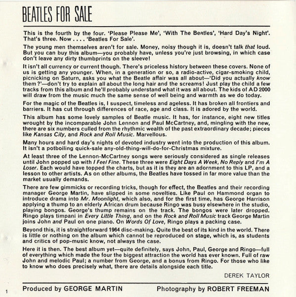 Beatles For Sale *CD-GERMANY* | Near Mint (NM) Near Mint (NM) Get Cheap Vinyl