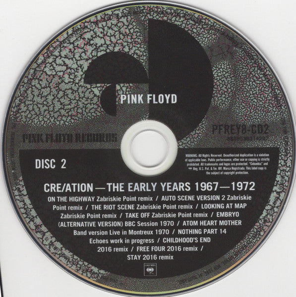 Cre/ation (The Early Years 1967-1972) (2xCD) | Near Mint (NM) Near Mint- (NM-) Get Cheap Vinyl