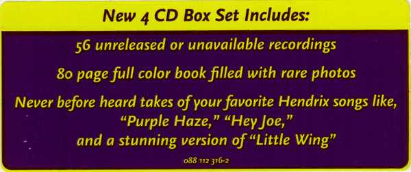 The Jimi Hendrix Experience (4xCD VELVET BOX) | Near Mint (NM or M-) Near Mint (NM or M-) Get Cheap Vinyl