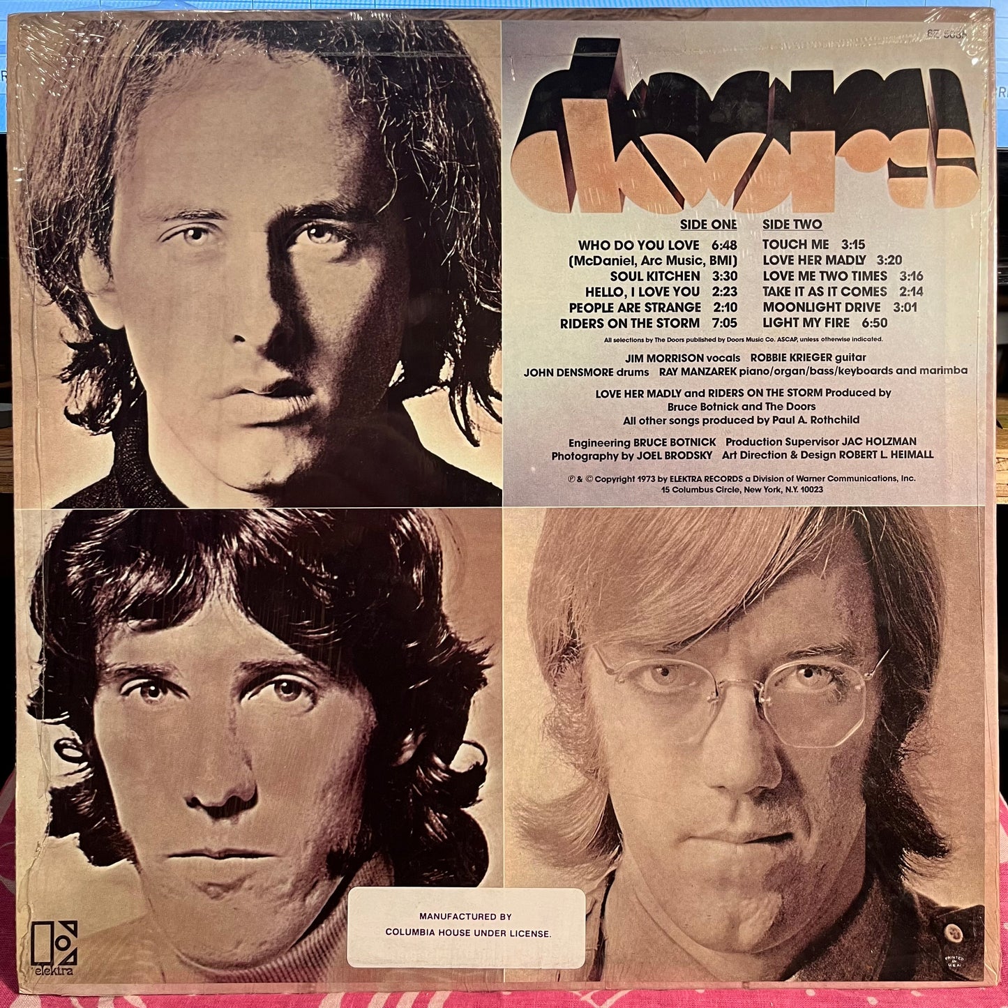 The Best Of The Doors *COLUMBIA HOUSE* | Near Mint (NM) Near Mint (NM) Get Cheap Vinyl