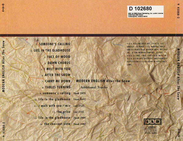 After The Snow (CD) | Near Mint (NM) Near Mint (NM) Get Cheap Vinyl