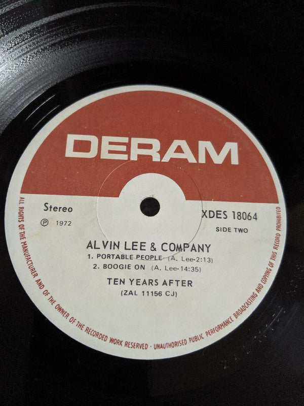 Alvin Lee & Company *CJ - JACKSONVILLE* | Near Mint (NM) Excellent (EX) Get Cheap Vinyl