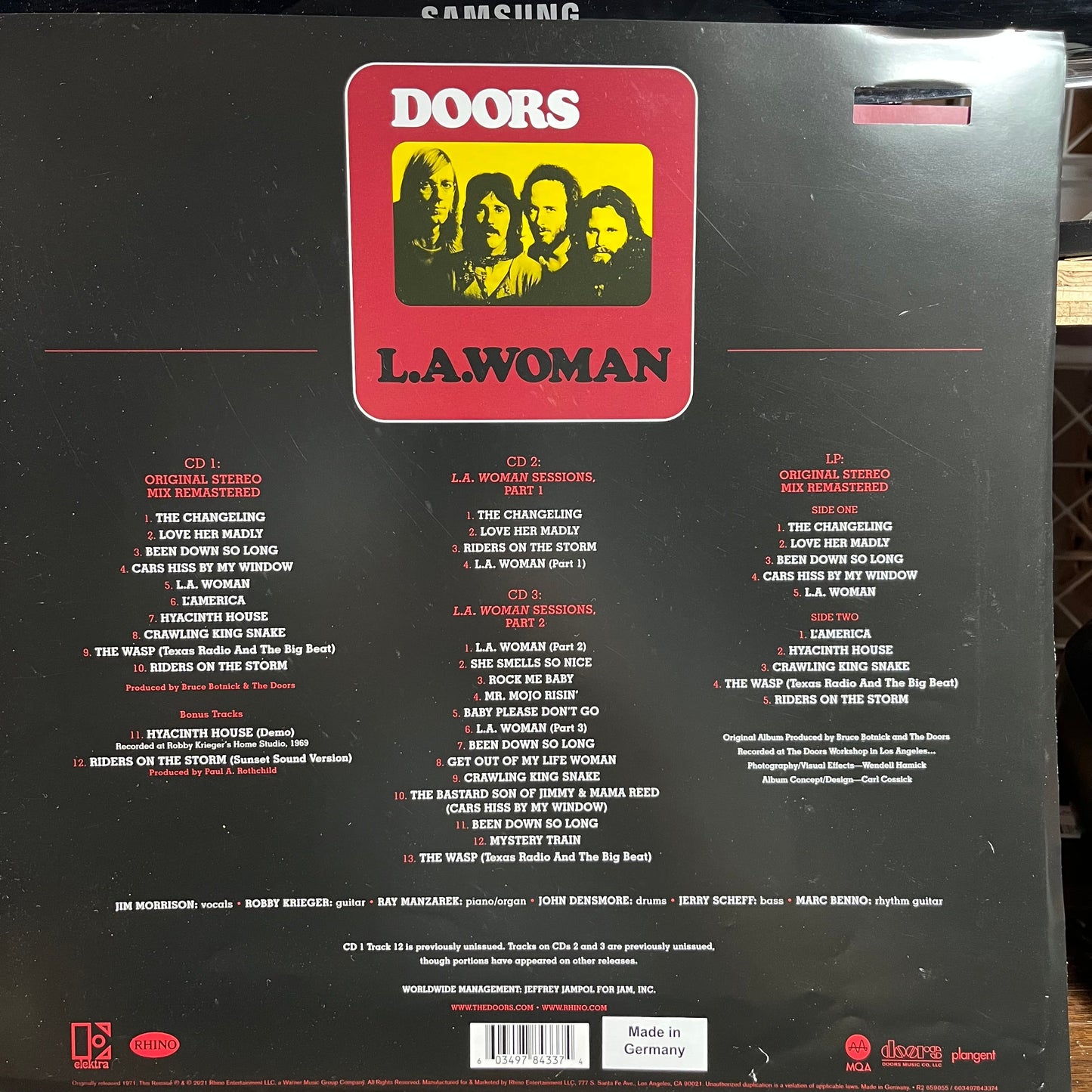 L.A. Woman (VINYL & 3xCD) | Near Mint (NM) Near Mint (NM) Get Cheap Vinyl