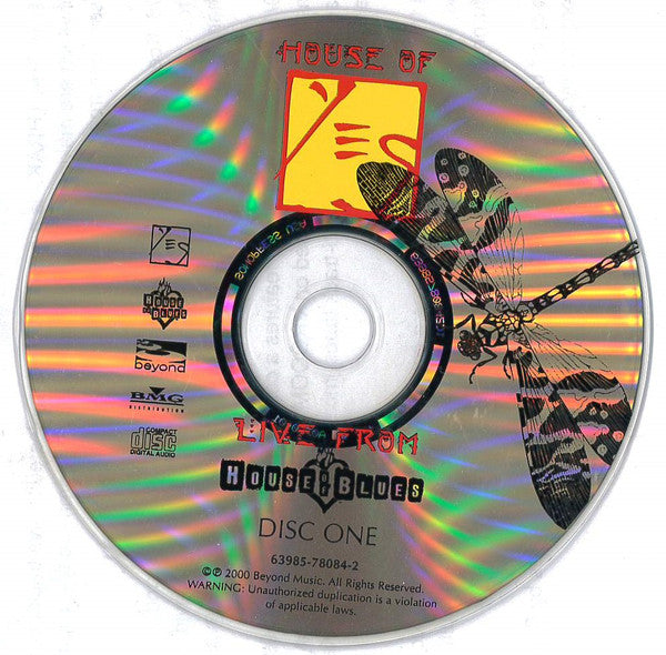 House Of Yes. Live From House Of Blues (2XCD) | Near Mint (NM) Near Mint (NM) Get Cheap Vinyl