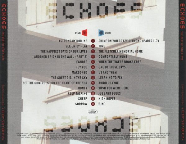Echoes (The Best Of Pink Floyd) (2xCD) | Near Mint (NM) Near Mint (NM) Get Cheap Vinyl