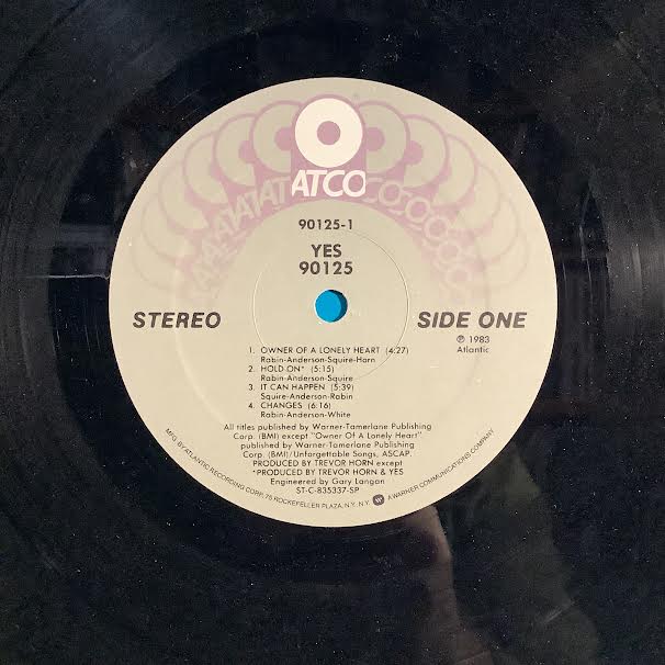 90125 (SPECIALTY - VINYL) | Very Good Plus (VG+) Excellent (EX) Get Cheap Vinyl