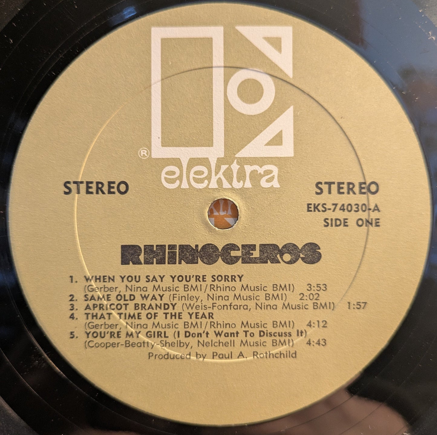 Rhinoceros (VINYL) | Very Good Plus (VG+) Very Good Plus (VG+) Get Cheap Vinyl