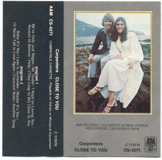 Close To You (CASSETTE) | Very Good Plus (VG+) Excellent (EX) Get Cheap Vinyl