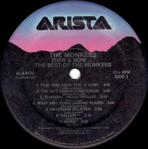 Then & Now... The Best Of The Monkees (VINYL) | Very Good Plus (VG+) Excellent+ (EX+) Get Cheap Vinyl