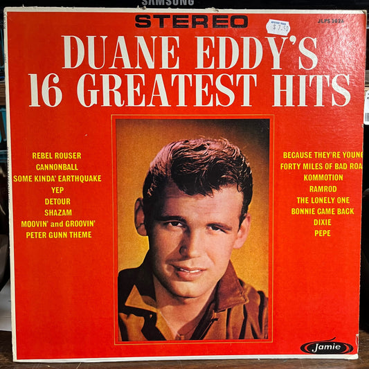 Duane Eddy's 16 Greatest Hits (VINYL) | Very Good Plus Plus (VG++) Excellent (EX) Get Cheap Vinyl