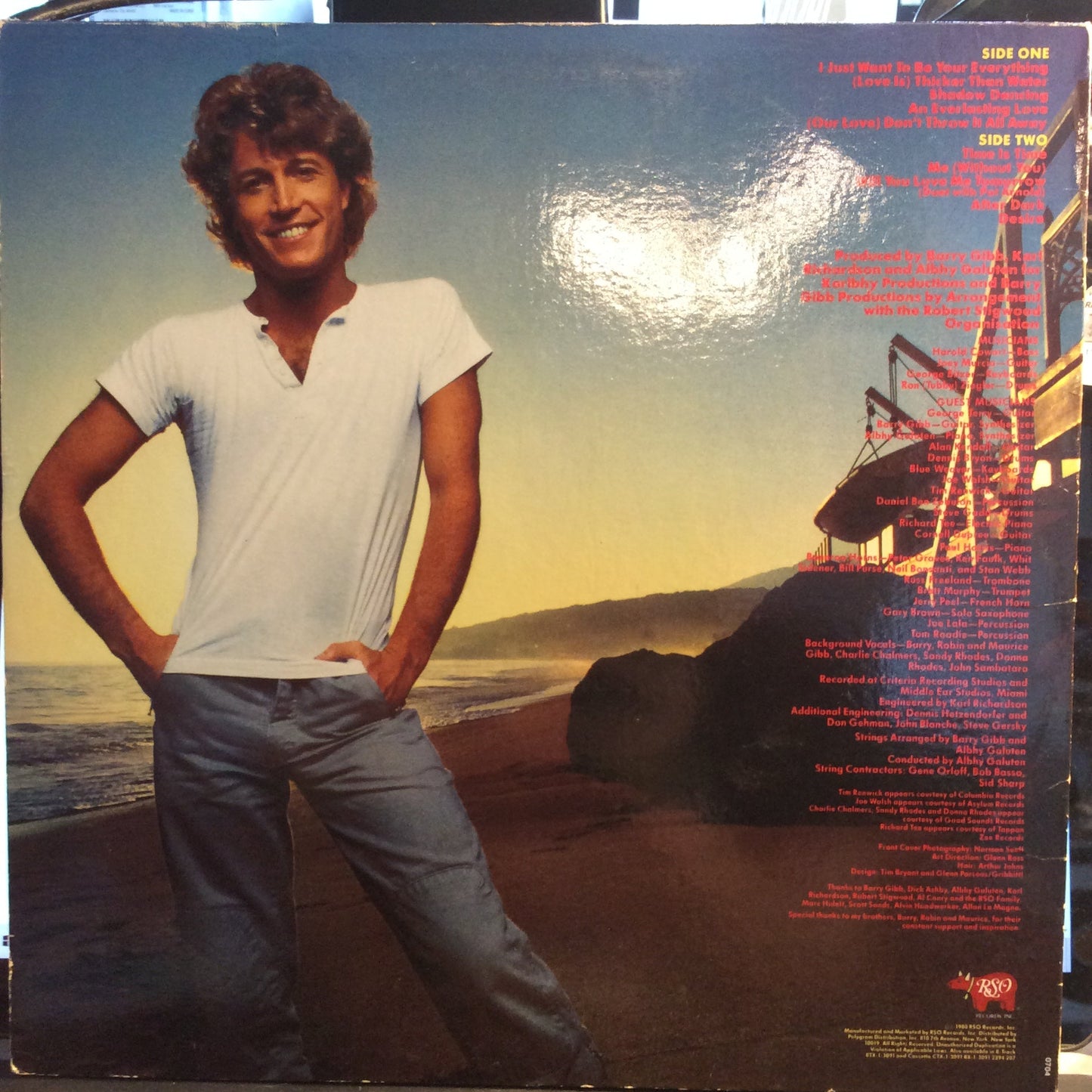 Andy Gibb's Greatest Hits (VINYL) | Very Good Plus (VG+) Excellent (EX) Get Cheap Vinyl