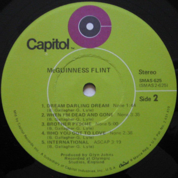 McGuinness Flint *JACKSONVILLE* | Very Good Plus (VG+) Very Good Plus (VG+) Get Cheap Vinyl