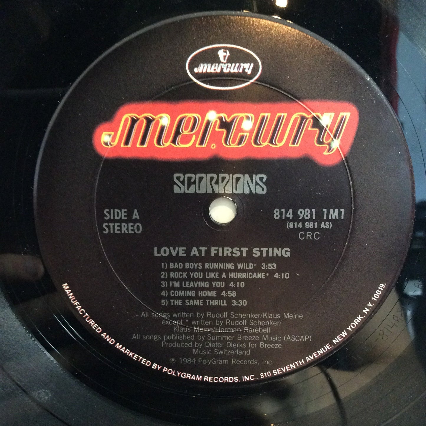 Love At First Sting (VINYL) | Very Good Plus (VG+) Excellent+ (EX+) Get Cheap Vinyl