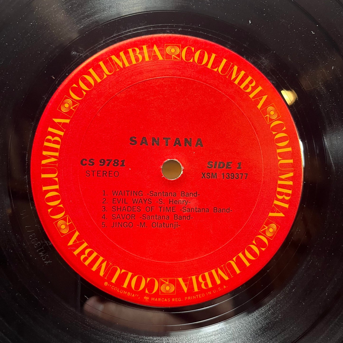 Santana (VINYL) | Very Good Plus (VG+) Very Good Plus (VG+) Get Cheap Vinyl