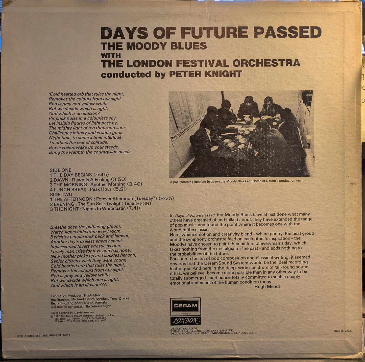 Days Of Future Passed (VINYL) | Very Good Plus (VG+) Excellent+ (EX+) Get Cheap Vinyl