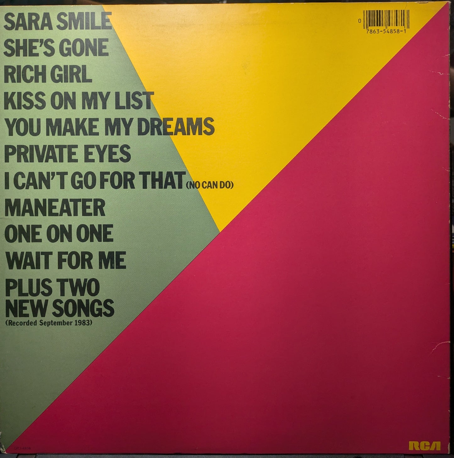 Rock 'N Soul Part 1 (VINYL) | Very Good Plus Plus (VG++) Excellent (EX) Get Cheap Vinyl