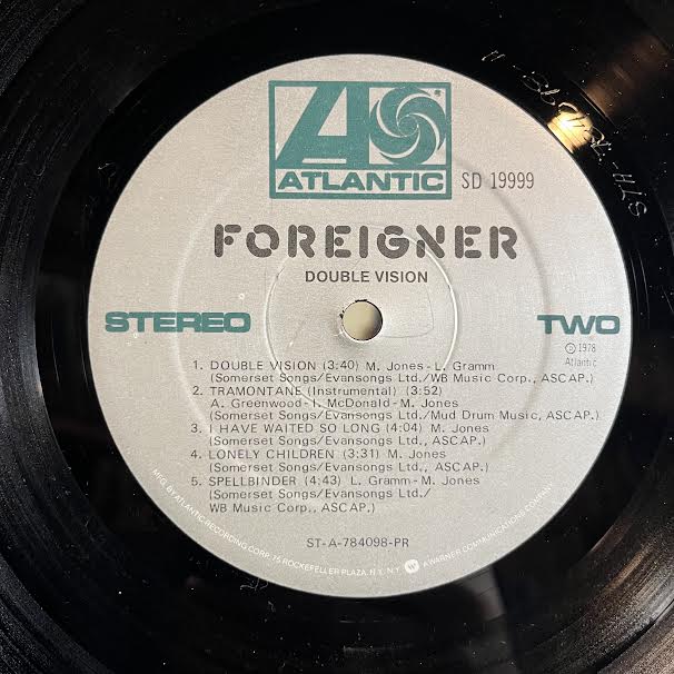Double Vision (VINYL) | Very Good Plus (VG+) Excellent (EX) Get Cheap Vinyl