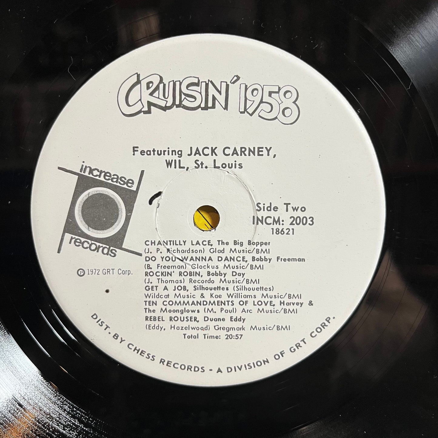 Cruisin' 1958 (VINYL) | Very Good Plus (VG+) Very Good Plus Plus (VG++) Get Cheap Vinyl
