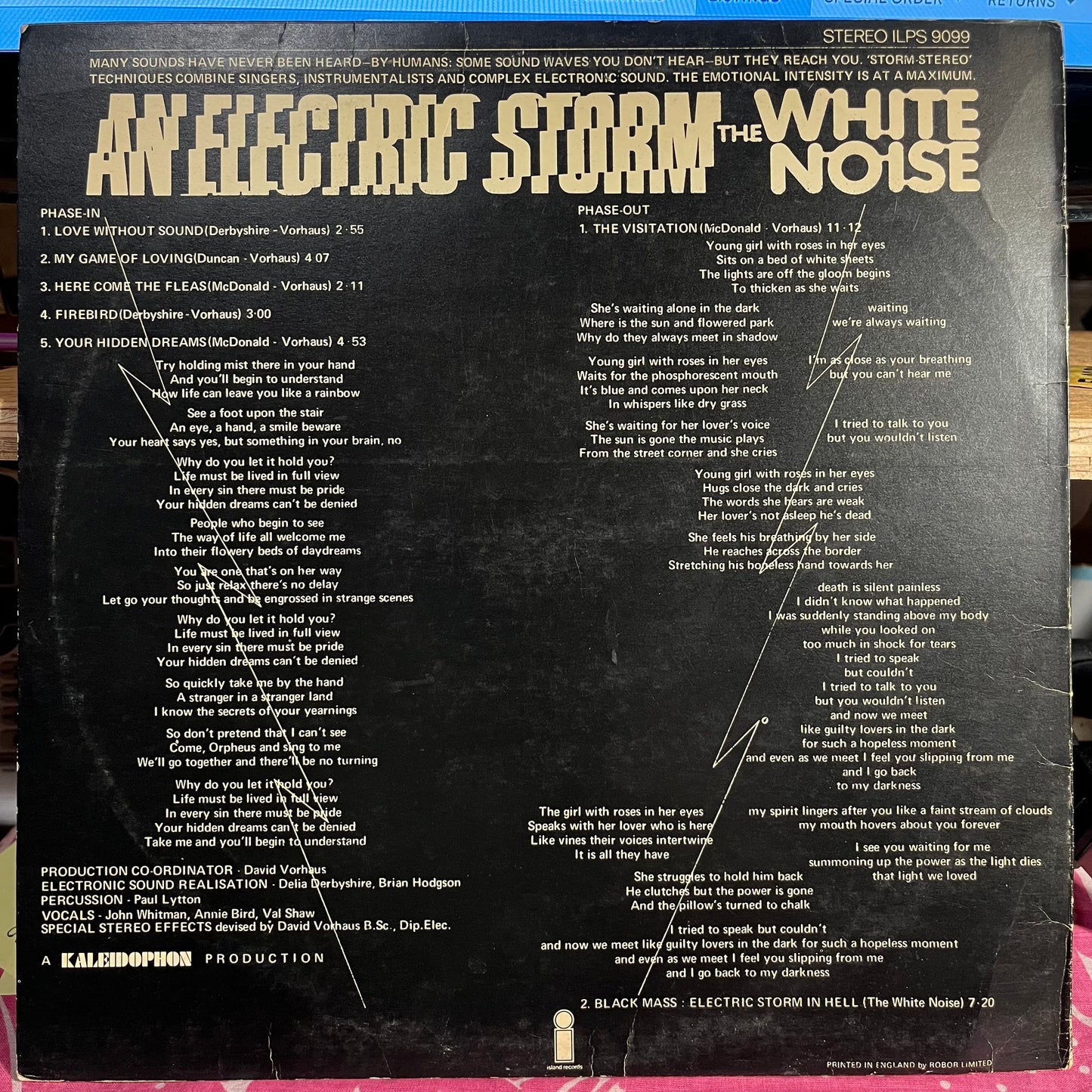An Electric Storm | Very Good Plus (VG+) Very Good Plus (VG+) Get Cheap Vinyl