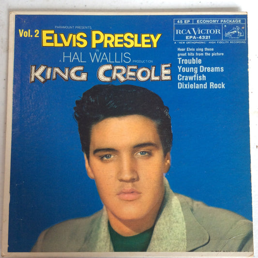 King Creole Vol.2 (7" VINYL) | Very Good (VG) Very Good Plus (VG+) Get Cheap Vinyl