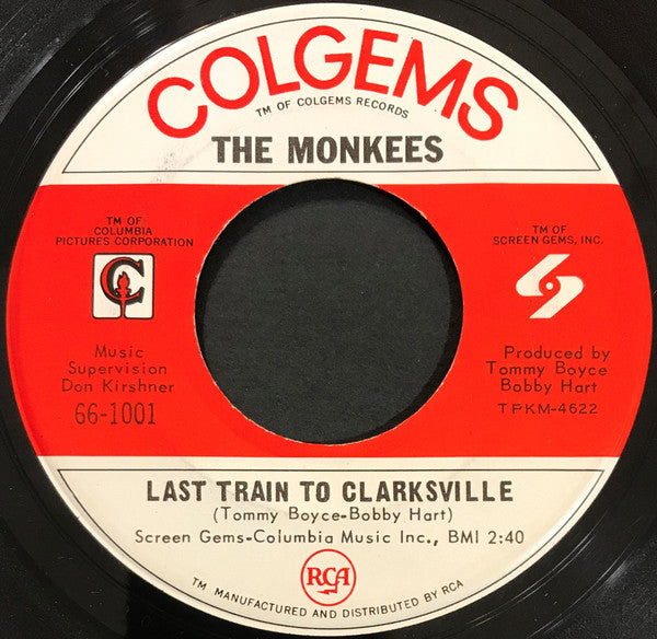 Last Train To Clarksville (7" VINYL) | Very Good Plus (VG+) Near Mint (NM or M-) Get Cheap Vinyl