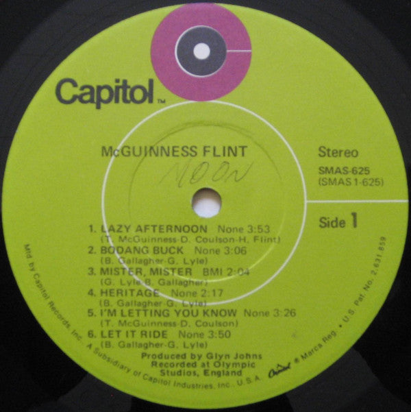 McGuinness Flint *JACKSONVILLE* | Very Good Plus (VG+) Very Good Plus (VG+) Get Cheap Vinyl