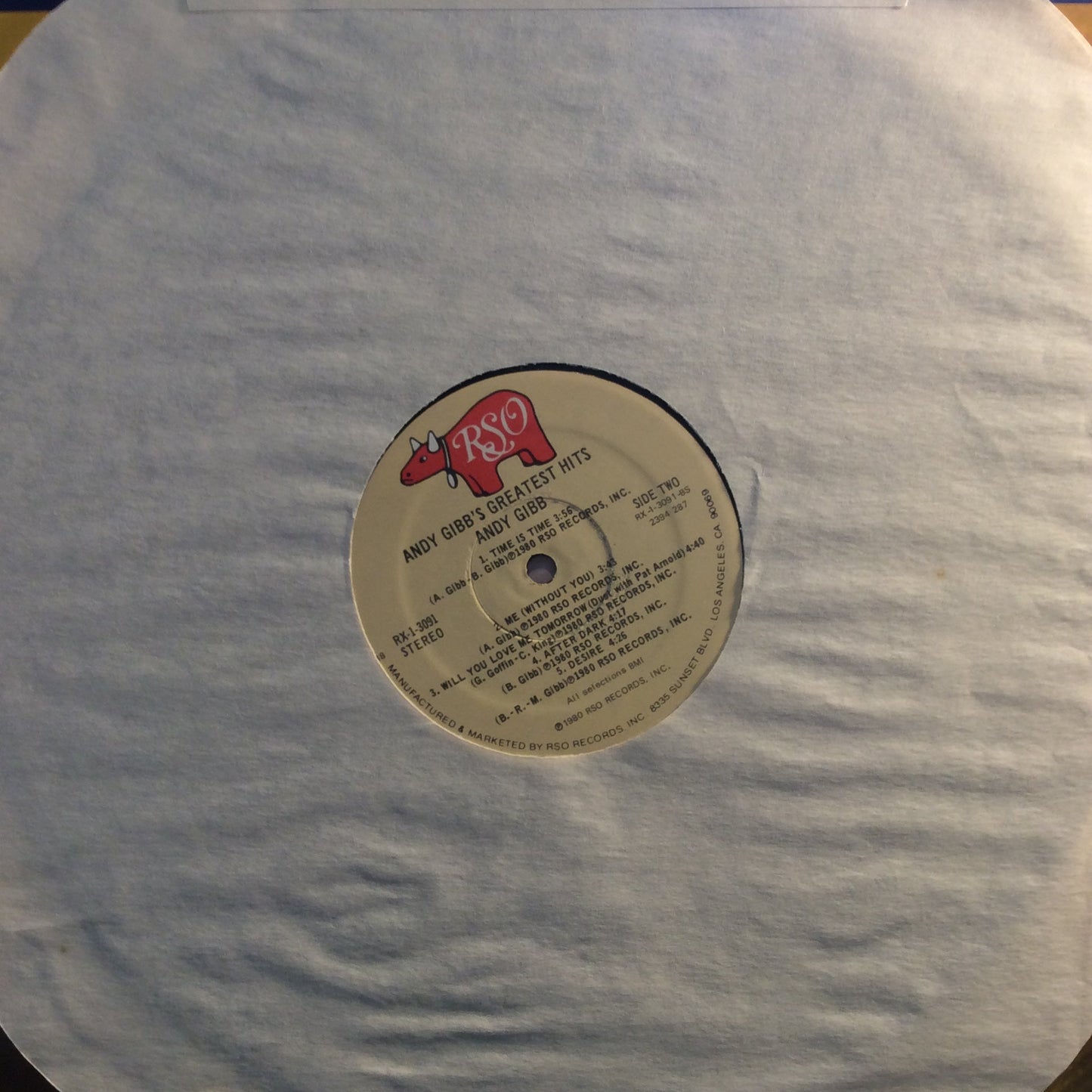 Andy Gibb's Greatest Hits (VINYL) | Very Good Plus (VG+) Excellent (EX) Get Cheap Vinyl