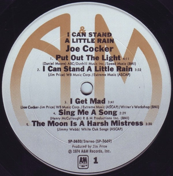 I Can Stand A Little Rain *PITMAN* | Very Good Plus (VG+) Very Good (VG) Get Cheap Vinyl