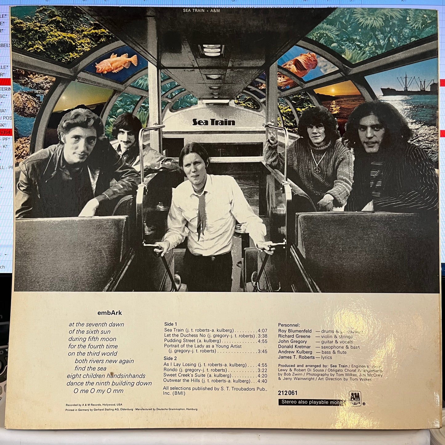 Sea Train *GERMANY* | Very Good Plus (VG+) Excellent (EX) Get Cheap Vinyl