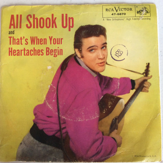 All Shook Up (7" VINYL) | Very Good (VG) Very Good (VG) Get Cheap Vinyl