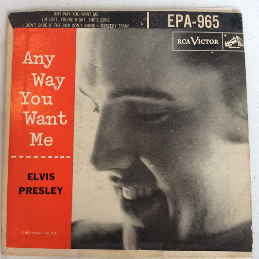 Any Way You Want Me (7" VINYL) | Very Good (VG) Very Good (VG) Get Cheap Vinyl