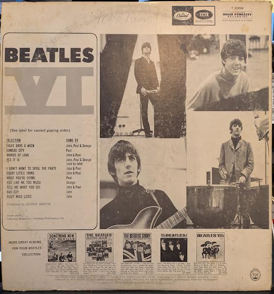 Beatles VI (VINYL) | Very Good (VG) Very Good (VG) Get Cheap Vinyl