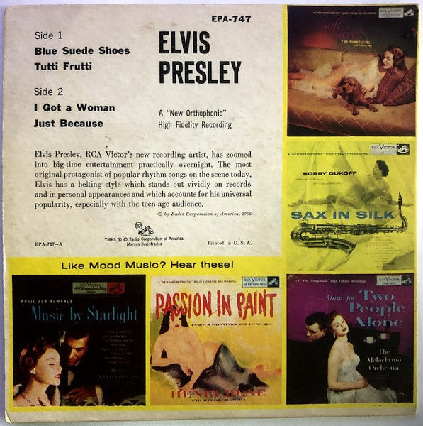 Elvis Presley (7" VINYL) | Very Good (VG) Excellent+ (EX+) Get Cheap Vinyl