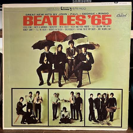 Beatles '65 (VINYL) | Very Good (VG) Excellent (EX) Get Cheap Vinyl