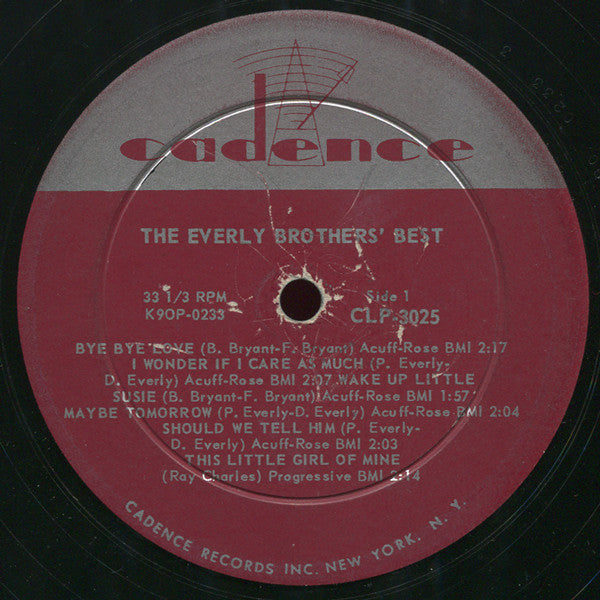 The Everly Brothers' Best (VINYL) | Very Good (VG) Very Good (VG) Get Cheap Vinyl