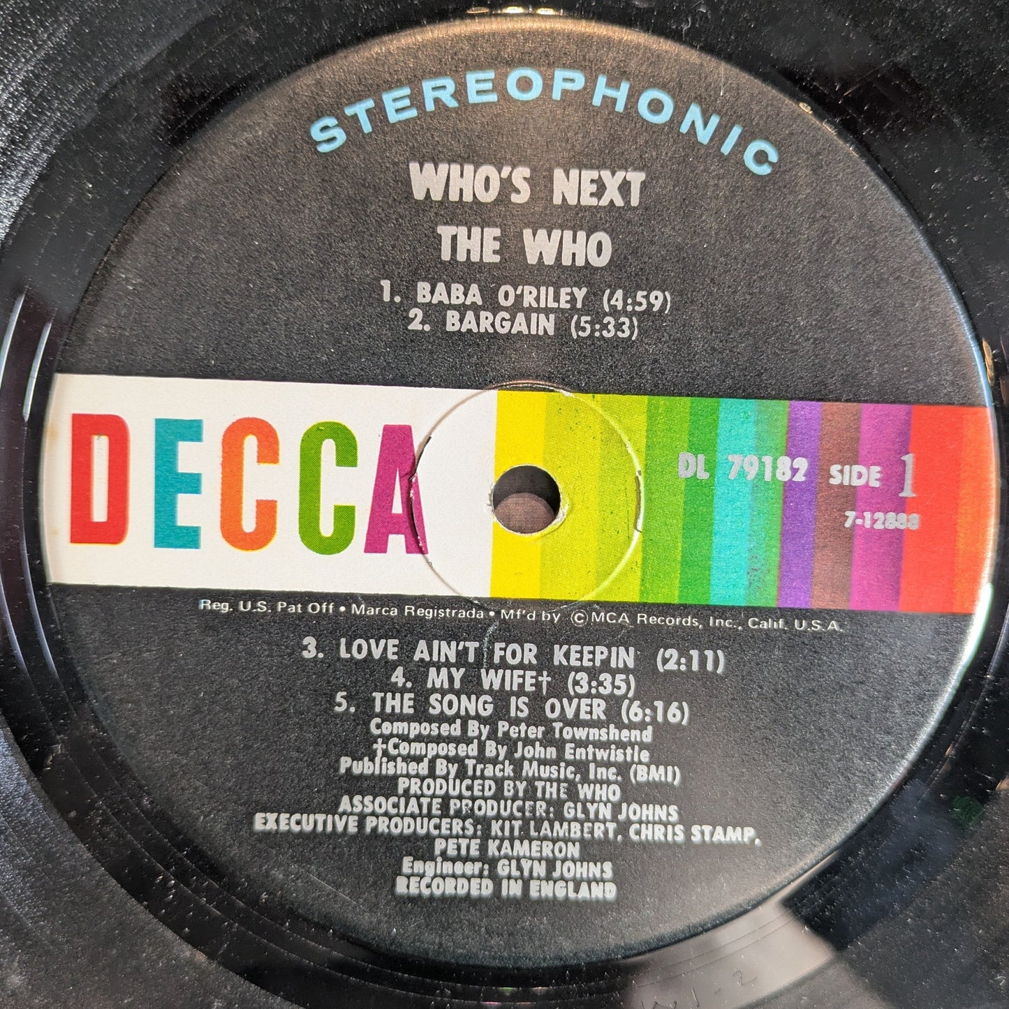 Who's Next (VINYL) | Very Good (VG) Very Good Plus (VG+) Get Cheap Vinyl