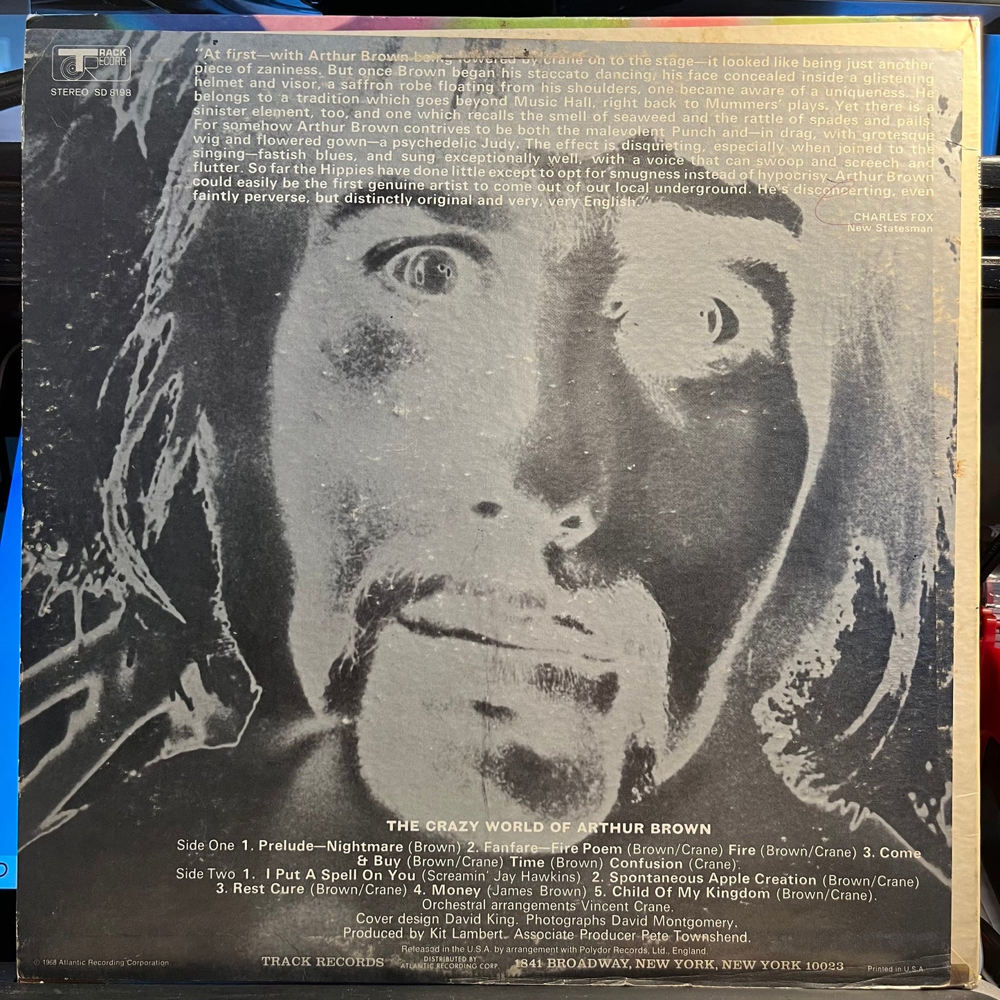 The Crazy World Of Arthur Brown *MGM* | Very Good (VG) Very Good Plus (VG+) Get Cheap Vinyl