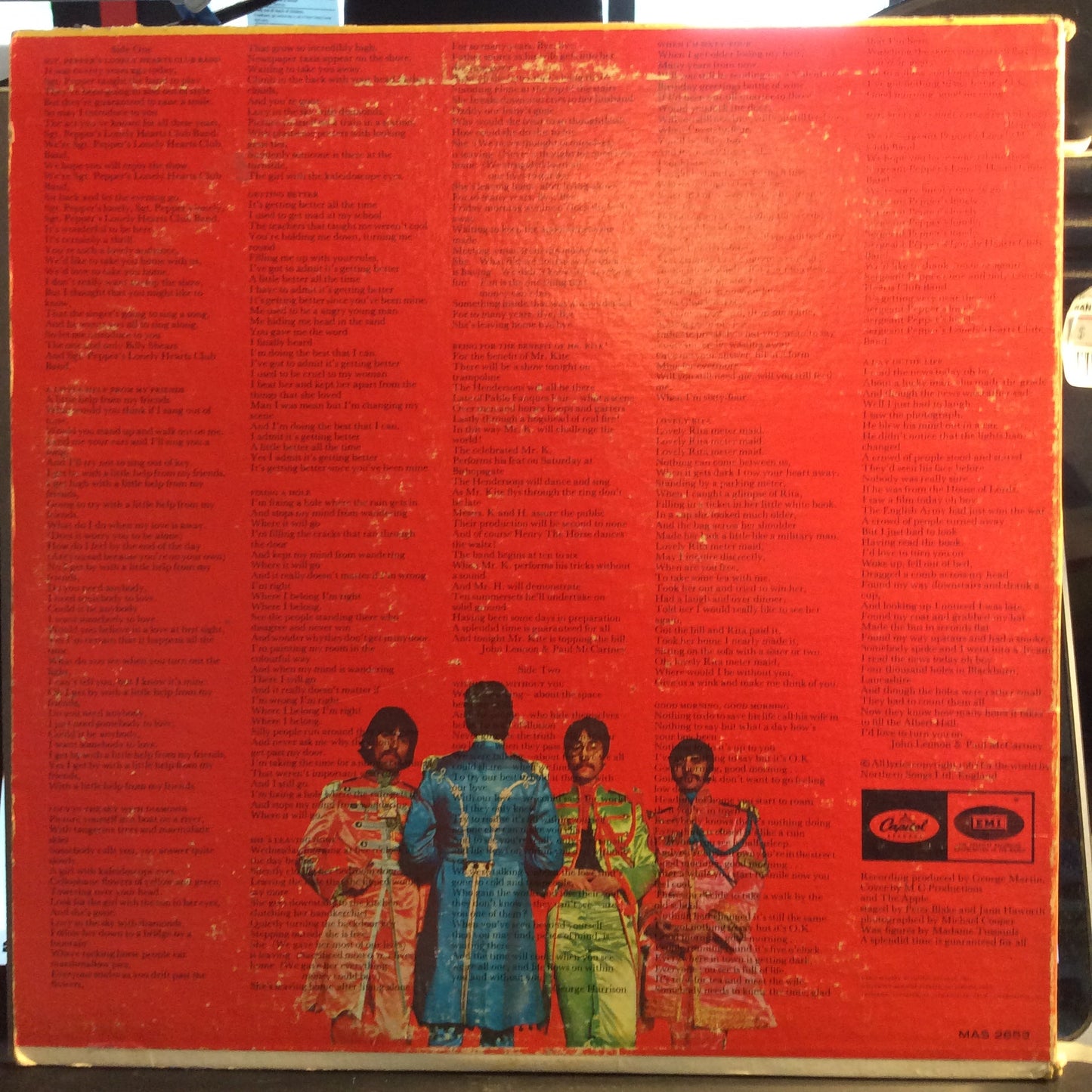 Sgt. Pepper's Lonely Hearts Club Band (VINYL) | Very Good (VG) Very Good Plus (VG+) Get Cheap Vinyl