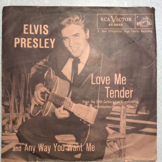Love Me Tender (7" VINYL) | Very Good (VG) Very Good Plus (VG+) Get Cheap Vinyl