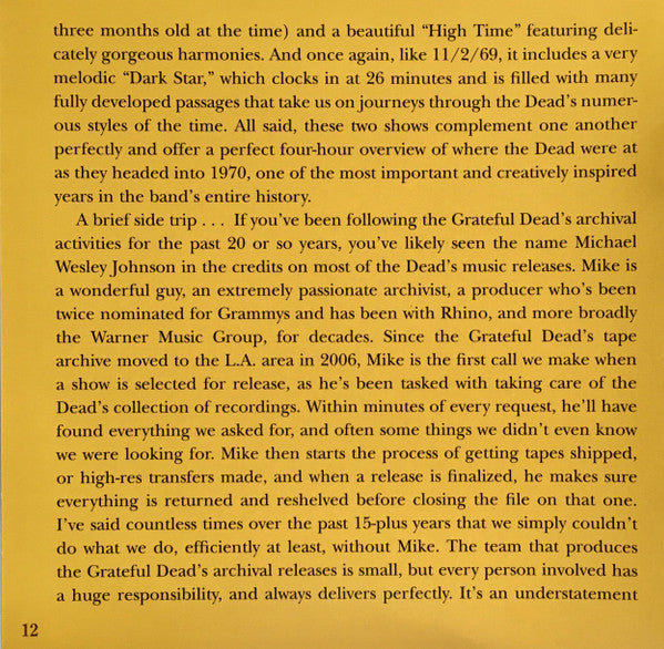 Dave's Picks, Volume 43 (3xCD)(San Francisco, 11/2/69 • Dallas, 12/26/69) | Mint (M) Near Mint (NM) Get Cheap Vinyl
