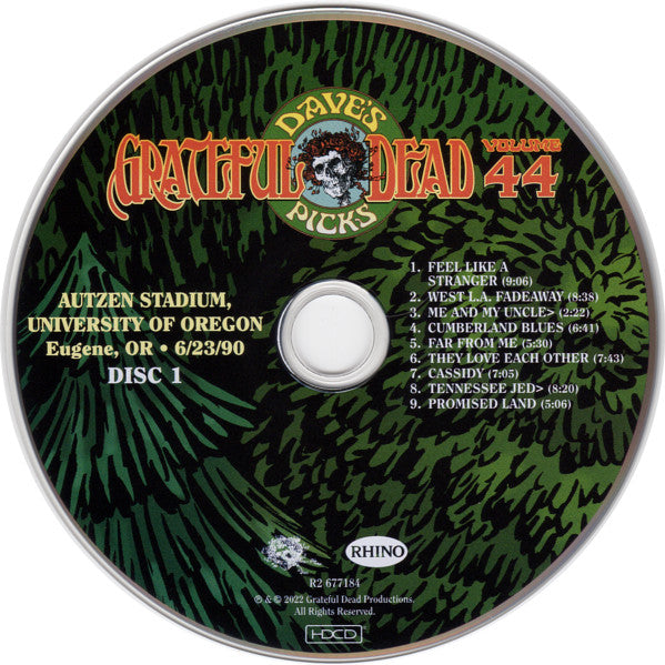 Dave's Picks, Volume 44 (3xCD)(Autzen Stadium, U. Of Oregon, Eugene, OR • 6/23/90) | Mint (M) Near Mint (NM) Get Cheap Vinyl