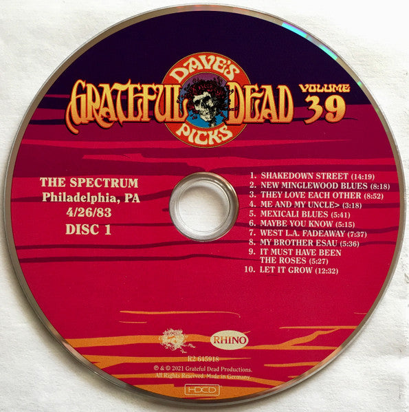 Dave's Picks, Volume 39 (3xCD)(The Spectrum, Philadelphia, PA • 4/26/83) | Mint (M) Near Mint (NM) Get Cheap Vinyl